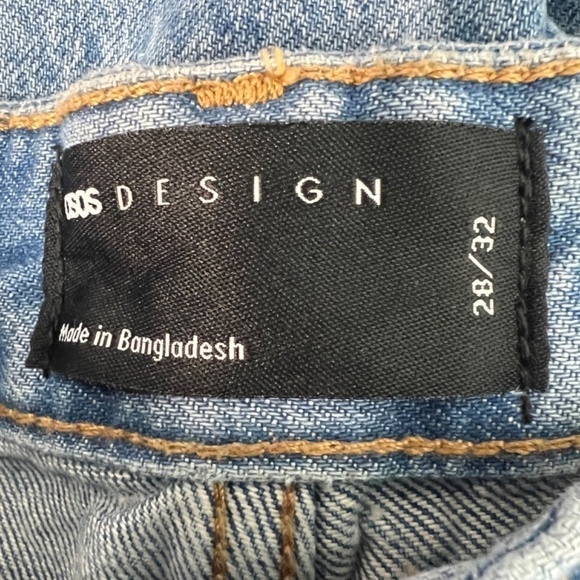 ASOS High Rise Distressed Medium Wash 5-Pocket Cotton Denim Jeans Womens 28/32 - Picture 2 of 12